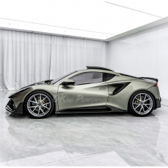 CMST Style Dry Carbon Fiber Side Skirts For Lotus Emira