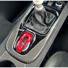 Dry Carbon Fiber Interiors Kits Center Console Gear Panel Cover For Lotus Emira V6