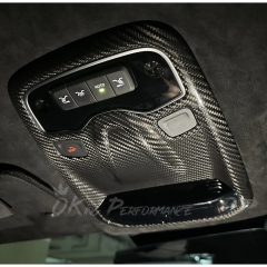 Dry Carbon Fiber Interiors Kits Reading Light Panel Cover For Lotus Emira