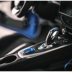 Dry Carbon Fiber Interiors Kits Center Console Gear Panel Cover For Lotus Emira
