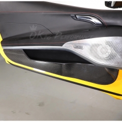 Dry Carbon Fiber Interiors Kits Door Lower Panel Trim Cover For Lotus Emira