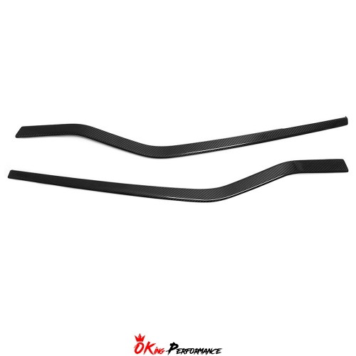 Dry Carbon Fiber Interiors Kits Door Strips Trim Cover For Lotus Emira