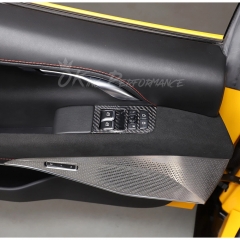 Dry Carbon Fiber Interiors Kits Window Lift Switch Panel Cover For Lotus Emira