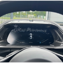Dry Carbon Fiber Interiors Kits Dashboard Cluster Cover For Lotus Emira