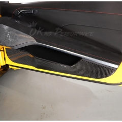 Dry Carbon Fiber Interiors Kits Door Lower Panel Trim Cover For Lotus Emira