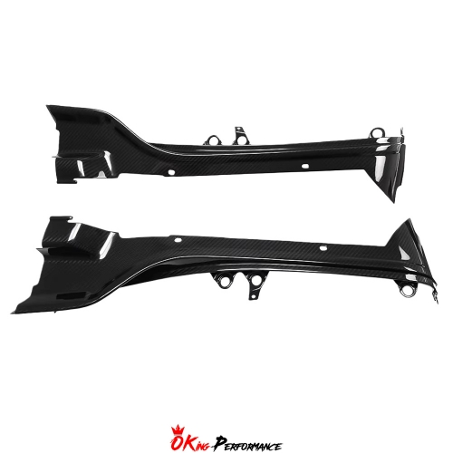 Dry Carbon Fiber Rear Engine Bay Side Cover Panels For Lotus Emira