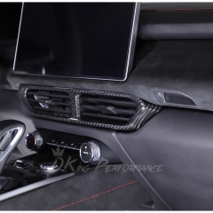 Dry Carbon Fiber Interiors Kits Center AC Vents Trim Cover For Lotus Emira