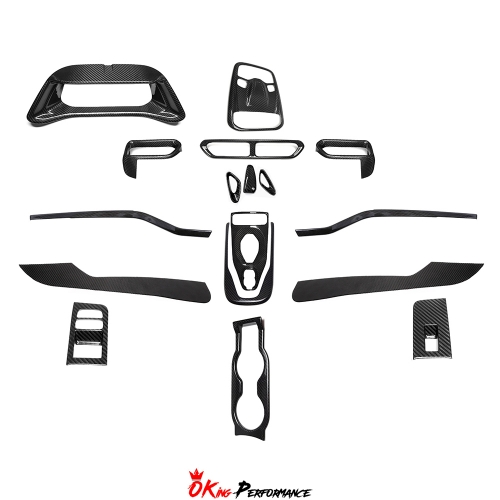 Dry Carbon Fiber Interiors Kits Cover Set For Lotus Emira