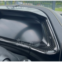 Dry Carbon Fiber Interiors Kits Dashboard Cluster Cover For Lotus Emira
