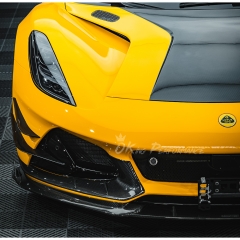Monotek Style Dry Carbon Fiber Front Air Intake Vent Trim For Lotus Emira