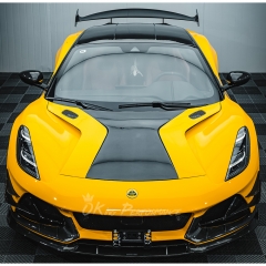 Monotek Style Dry Carbon Fiber Front Air Intake Vent Trim For Lotus Emira