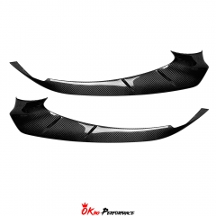 Monotek Style Dry Carbon Fiber Front Air Intake Vent Trim For Lotus Emira
