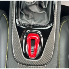 Dry Carbon Fiber Interiors Kits Center Console Gear Panel Cover For Lotus Emira V6