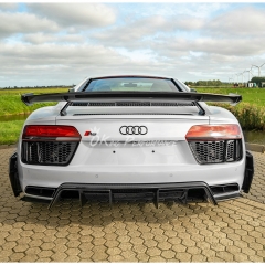 Performance Style Dry Carbon Fiber Rear Diffuser For Audi R8 2016-2019