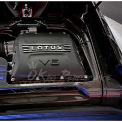 Dry Carbon Fiber Rear Engine Bay Side Cover Panels For Lotus Emira
