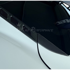 Dry Carbon Fiber Rear Engine Side Vents Trim For Lotus Emira V6