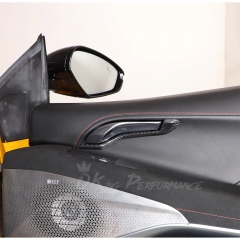 Dry Carbon Fiber Interiors Kits Door Handle Trim Cover For Lotus Emira