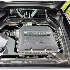 Dry Carbon Fiber Rear Engine Bay Surroundings Trim Cover For Lotus Emira V6 3.0