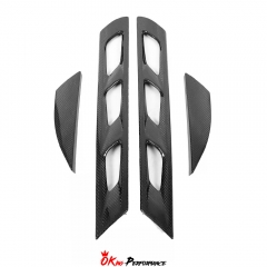 Dry Carbon Fiber Rear Engine Side Vents Trim For Lotus Emira V6