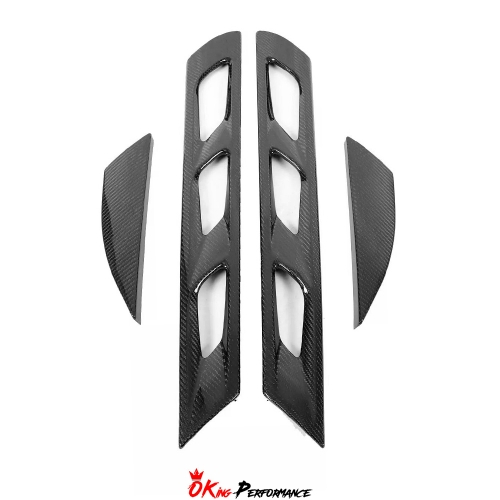 Dry Carbon Fiber Rear Engine Side Vents Trim For Lotus Emira V6