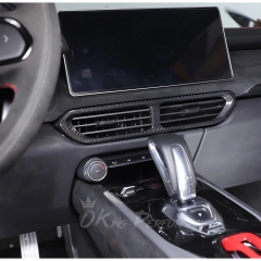 Dry Carbon Fiber Interiors Kits Center AC Vents Trim Cover For Lotus Emira