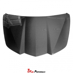 OEM Style Carbon Fiber Front Hood Bonnet For Chevrolet Corvette C8 Stingray Z51 & E-Ray & Z06 Z07 2020-2026