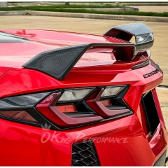 Z51 Style Carbon Fiber Rear Spoiler Wing For Chevrolet Corvette C8 Stingray Z51 2020-2026