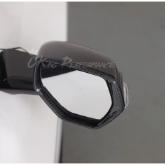 Dry Carbon Fiber Side Mirror Frame Cover For Chevrolet Corvette C8 Stingray Z51 & E-Ray & Z06 Z07 2020-2026