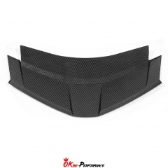 Dry Carbon Fiber Rear Engine Center Cover For Chevrolet Corvette C8 Coupe Stingray Z51 & Z06 Z07 2020-2026