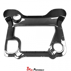 Dry Carbon Fiber Clear Engine Bay Cover For Chevrolet Corvette C8 E-Ray 2020-2026