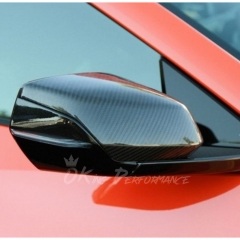 Dry Carbon Fiber Side Mirror Cover For Chevrolet Corvette C8 Stingray Z51 & E-Ray & Z06 Z07 2020-2026