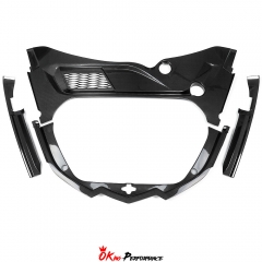 Dry Carbon Fiber Front Trunk Cover Panels Frunk For Chevrolet Corvette C8 Stingray Z51 & E-Ray & Z06 Z07 2020-2026