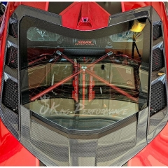 Dry Carbon Fiber Rear Engine Side Vents Cover For Chevrolet Corvette C8 Coupe Stingray Z51 & Z06 Z07 2020-2026