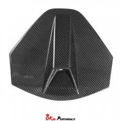 Dry Carbon Fiber Rear Engine Camera Cover For Chevrolet Corvette C8 Coupe Stingray Z51 & Z06 Z07 2020-2026
