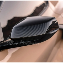 Dry Carbon Fiber Side Mirror Cover For Chevrolet Corvette C8 Stingray Z51 & E-Ray & Z06 Z07 2020-2026