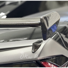 Z06 Style Carbon Fiber Rear Spoiler Wing For Chevrolet Corvette C8 Stingray Z51 2020-2026