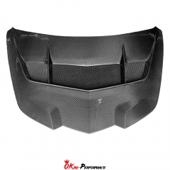 ZR1 Style Carbon Fiber Front Hood Bonnet For Chevrolet Corvette C8 Stingray Z51 & E-Ray & Z06 Z07 2020-2026