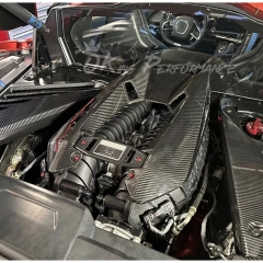 Dry Carbon Fiber Engine Bay Cover For Chevrolet Corvette C8 Coupe Z06 2020-2026