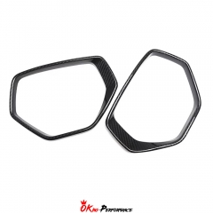 Dry Carbon Fiber Side Mirror Frame Cover For Chevrolet Corvette C8 Stingray Z51 & E-Ray & Z06 Z07 2020-2026
