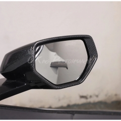 Dry Carbon Fiber Side Mirror Frame Cover For Chevrolet Corvette C8 Stingray Z51 & E-Ray & Z06 Z07 2020-2026