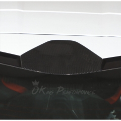 Dry Carbon Fiber Rear Engine Upper Cover For Chevrolet Corvette C8 Coupe Stingray Z51 & Z06 Z07 2020-2026