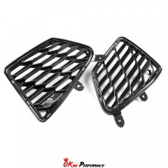 Dry Carbon Fiber Rear Bumper Vents Grille or Chevrolet Corvette C8 Stingray Z51 2020-2026