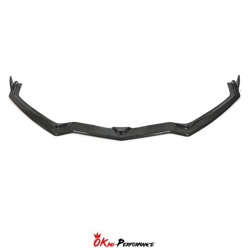 OKing Style Carbon Fiber Front Lip For Chevrolet Corvette C8 Stingray Z51 2020-2026