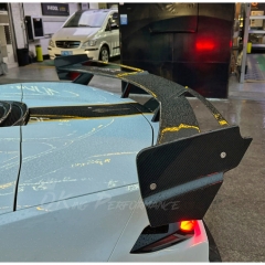 Vented Style Dry Carbon Fiber Rear Spoiler Wing For Chevrolet Corvette C8 Stingray Z51 2020-2026