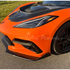 5VM Style Dry Carbon Fiber Front Lip For Chevrolet Corvette C8 Stingray Z51 2020-2026