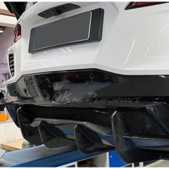 Carbon Fiber Rear Bumper Diffuser For Chevrolet Corvette C8 Stingray Z51 2020-2026