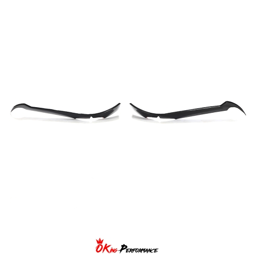 Carbon Fiber Front Bumper Vents Trim For Chevrolet Corvette C8 Stingray Z51 2020-2026