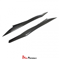 Z06 Style Carbon Fiber Rockers Side Skirt For Chevrolet Corvette C8 Stingray Z51 2020-2026