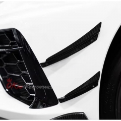 Dry Carbon Fiber Front Bumper Canards For Chevrolet Corvette C8 Stingray Z51 2020-2026
