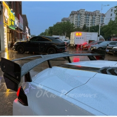 Vented Style Dry Carbon Fiber Rear Spoiler Wing For Chevrolet Corvette C8 Stingray Z51 2020-2026